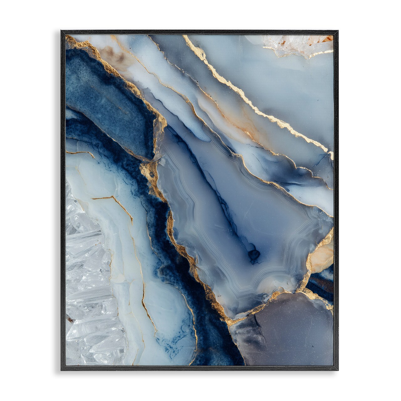 Stupell Industries Crystal Twilight Cracks Framed Giclee, design by Svetlana Aleynikova